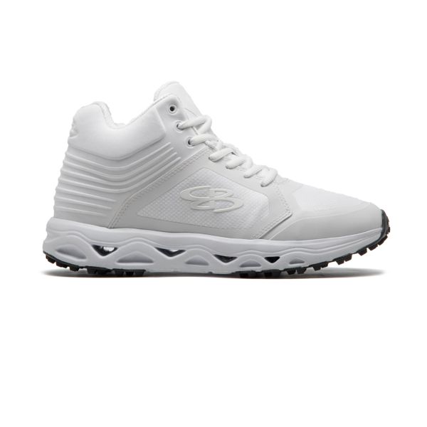 Women's Ballistic Mid Turf Shoe White/White