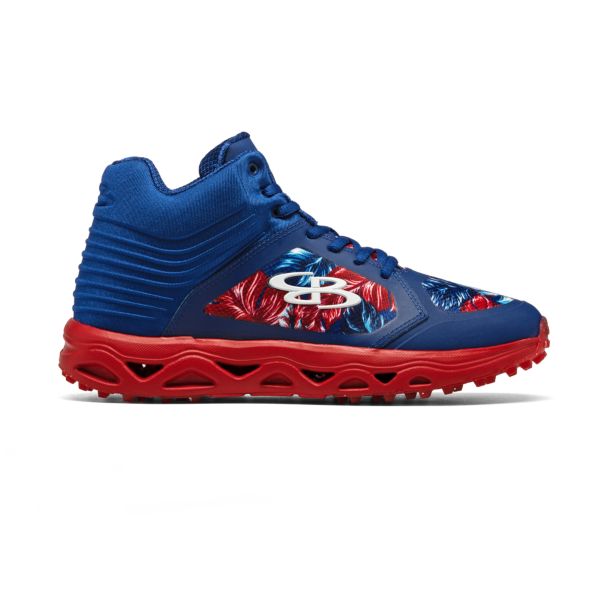 Men's Ballistic Chroma Heater Turf Mid Metallic Red/Red/Royal Blue