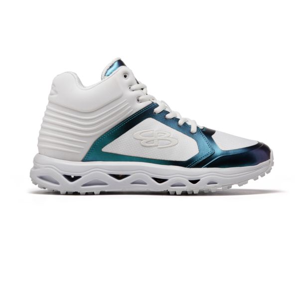 Men's Ballistic Color Shift Turf Mid White/Aquamarine