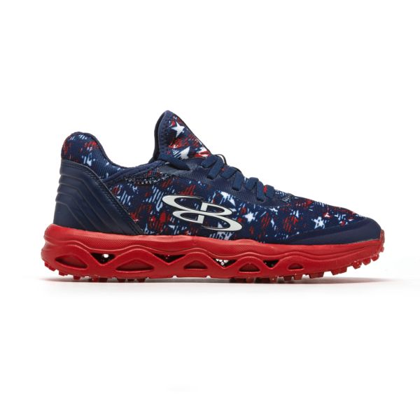 Women's Raptor Chroma USA Ambition Turf Metallic Red/Navy