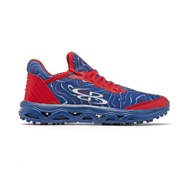 Women's Raptor Chroma USA Foundation Turf Metallic Royal Blue/Red/Royal Blue