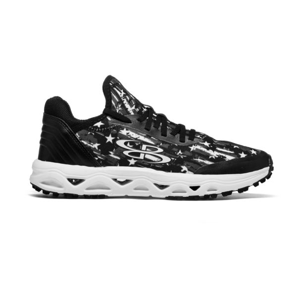 Women's Raptor USA Star Field Turf Black/Charcoal/White