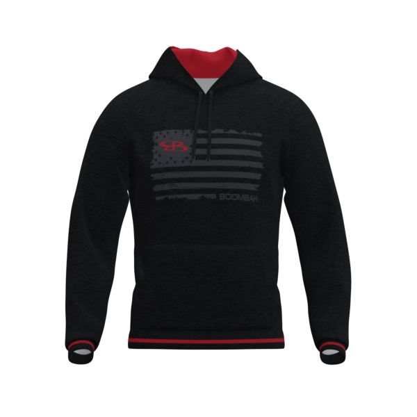 Men's USA Supreme Tech Fleece Hoodie (692-2024) Red/Black/Charcoal
