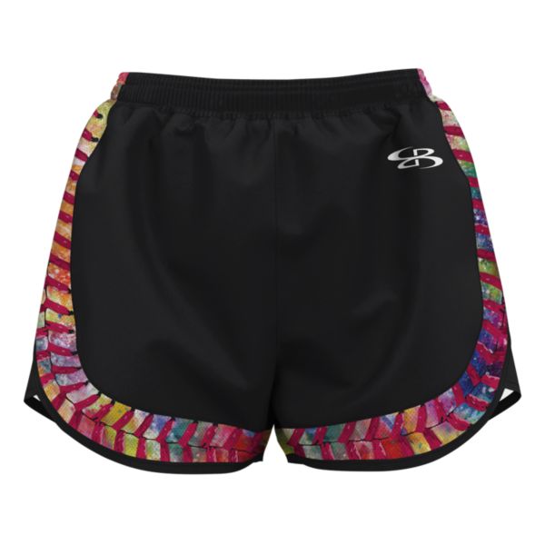 Women's PS Softball Splatter Aspire Short Multicolor