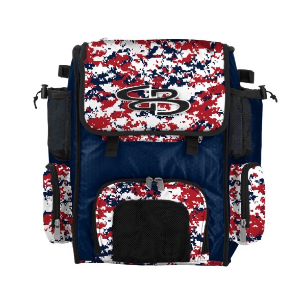 Mini Superpack Bat Bag Digital Camo Navy/Red