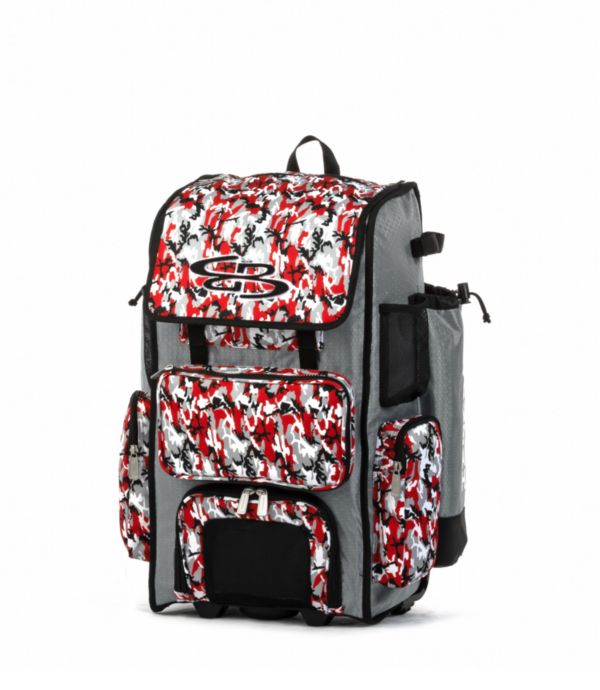 Rolling Superpack 2.0 Woodland Camo Gray/Red