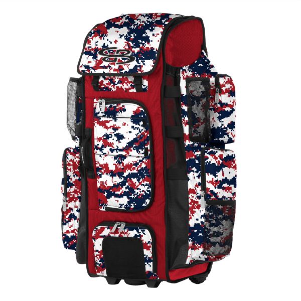 Rolling Superpack XL Digital Camo Red/Navy