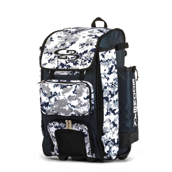 Catcher's Superpack Hybrid Digital Camo Bat Bag Navy/Gray