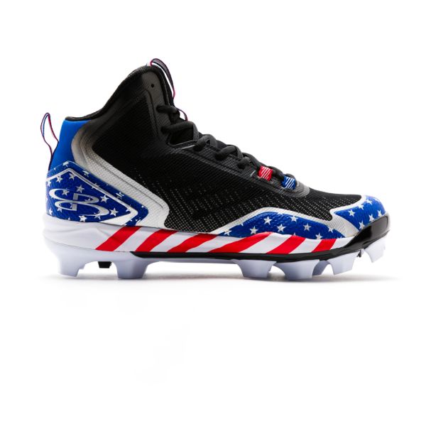 Men's Berzerk Stars & Stripes Molded Mid Cleats