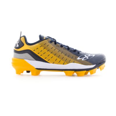 black and gold baseball cleats youth