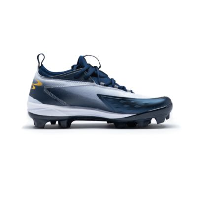 navy baseball cleats