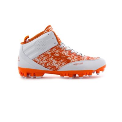 orange jordan cleats