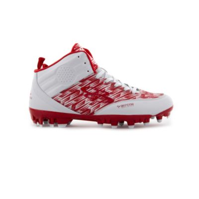 boombah red white and blue cleats