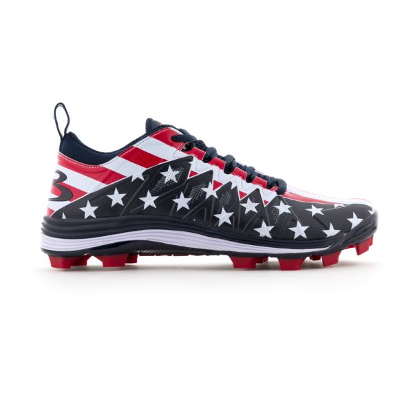 Men's Squadron USA Flag Molded Cleats 2.0