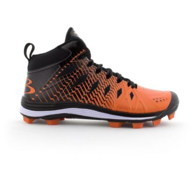 orange and black cleats baseball