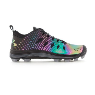 boys purple baseball cleats