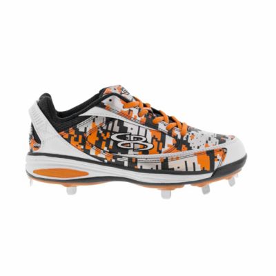 orange softball cleats