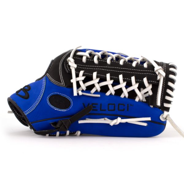 Veloci GR Series Slowpitch Fielding Glove with B17 Modified T-Web and Stiff Cowhide Leather RB/B/W