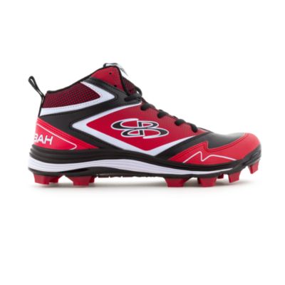 boombah red white and blue cleats