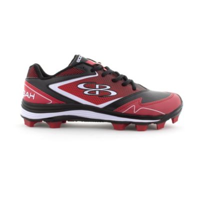 boombah red white and blue cleats