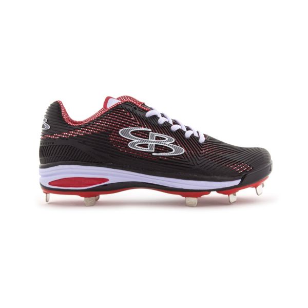 womens white metal softball cleats
