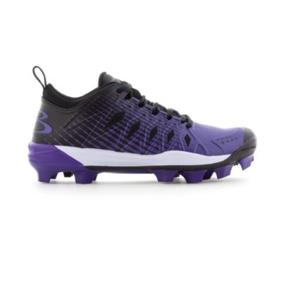 youth purple football cleats