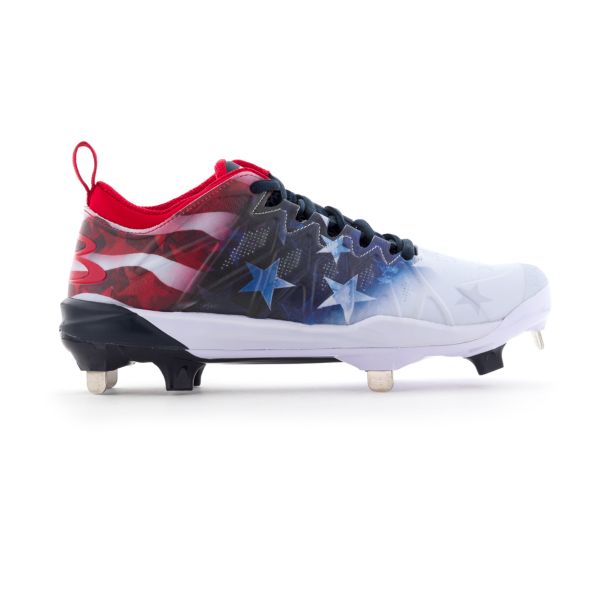 Women's Squadron USA Flag Metal Cleats