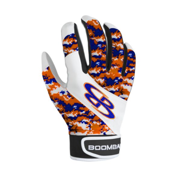 Torva Batting Glove 1260 Orange/White/Royal Blue/CAMO