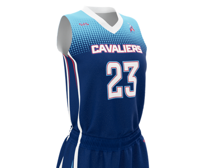 Custom Basketball V-Neck Uniforms