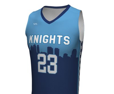 Custom Basketball Full V-Neck Uniforms