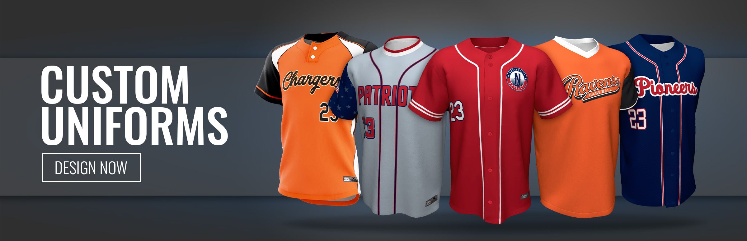 Custom Baseball Uniforms - Design Now