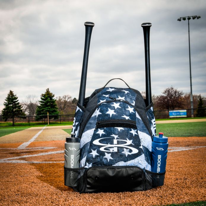 Details about   Boombah Superpack Baseball/Softball Bat Bag Pack/Backpack USA/Patriot Breakout 