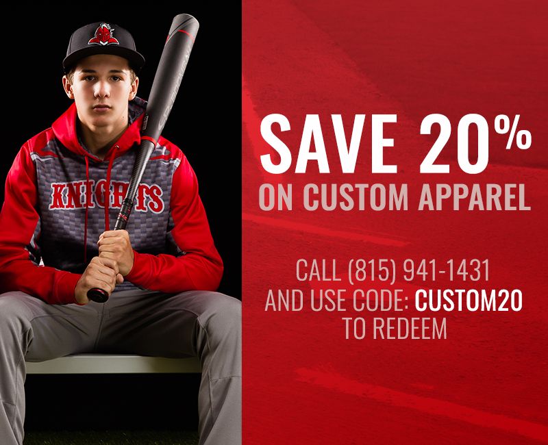 Save 20% on Custom Apparel