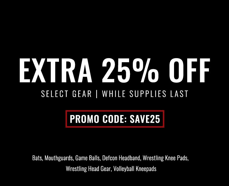 25 percent off select equiptment