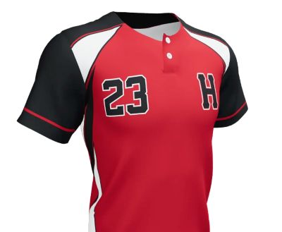 2-Button Short Sleeve Jersey