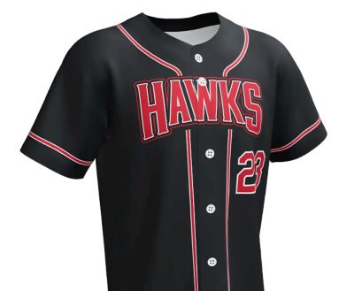 Full Button Short Sleeve Jersey