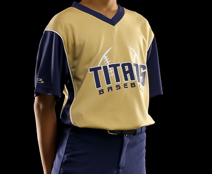 V-Neck Short Sleeve Jersey