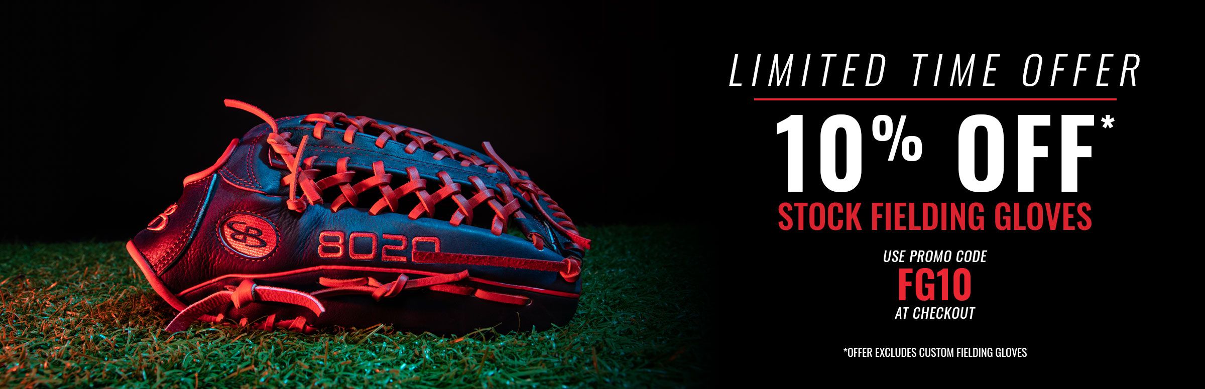 10% Off Fielding Gloves - Use Promo Code FG10
