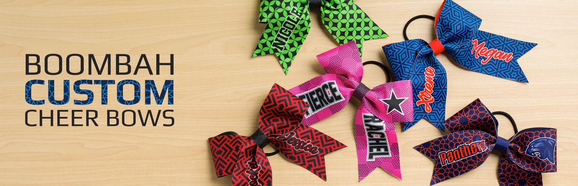 boombah Custom INK Cheer Bows