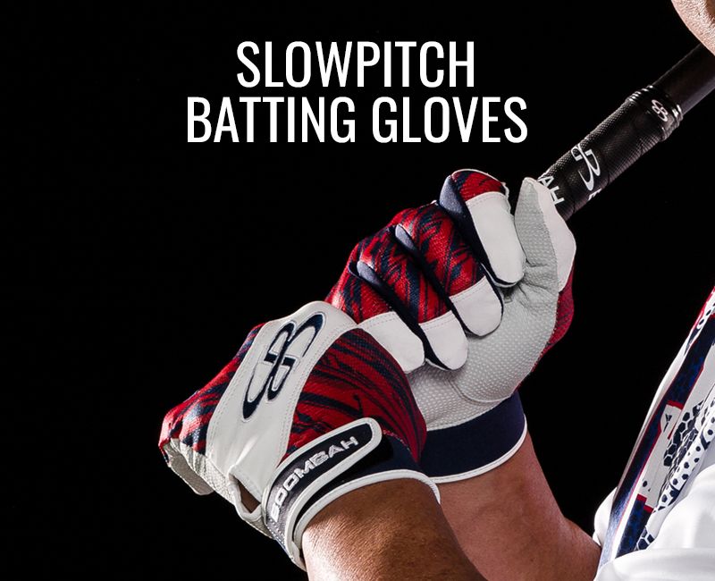 Slow pitch softball cheap batting gloves