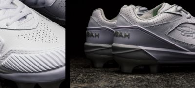 fastpitch metal cleats with pitching toe