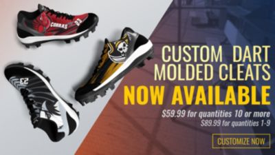 Custom Dart Molded Cleats