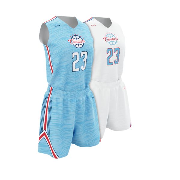 Custom Girl's Basketball Reversible Full Uniform