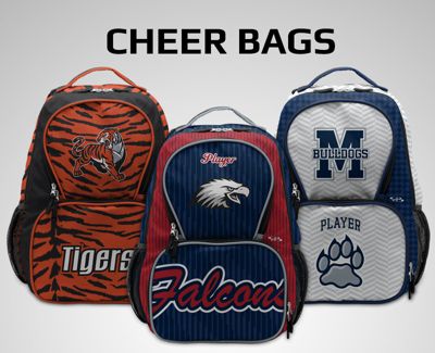 red cheer backpack