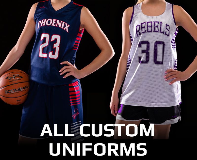 Women's Custom Basketball Uniforms