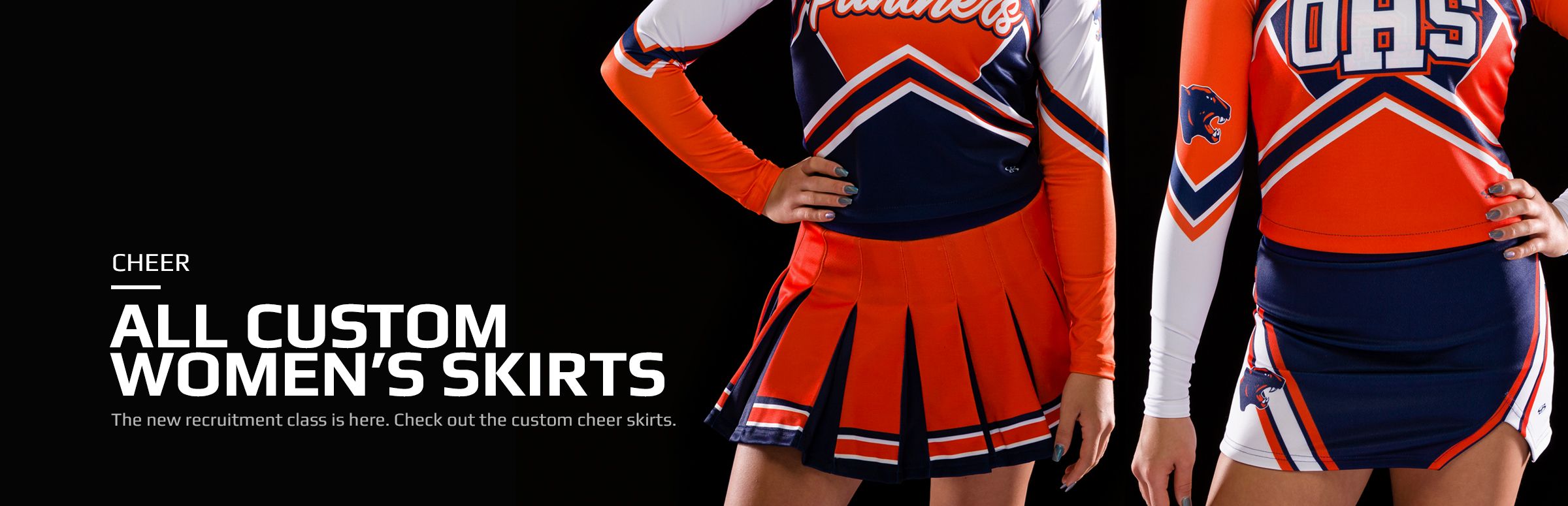 All Custom Women's Cheer Skirts