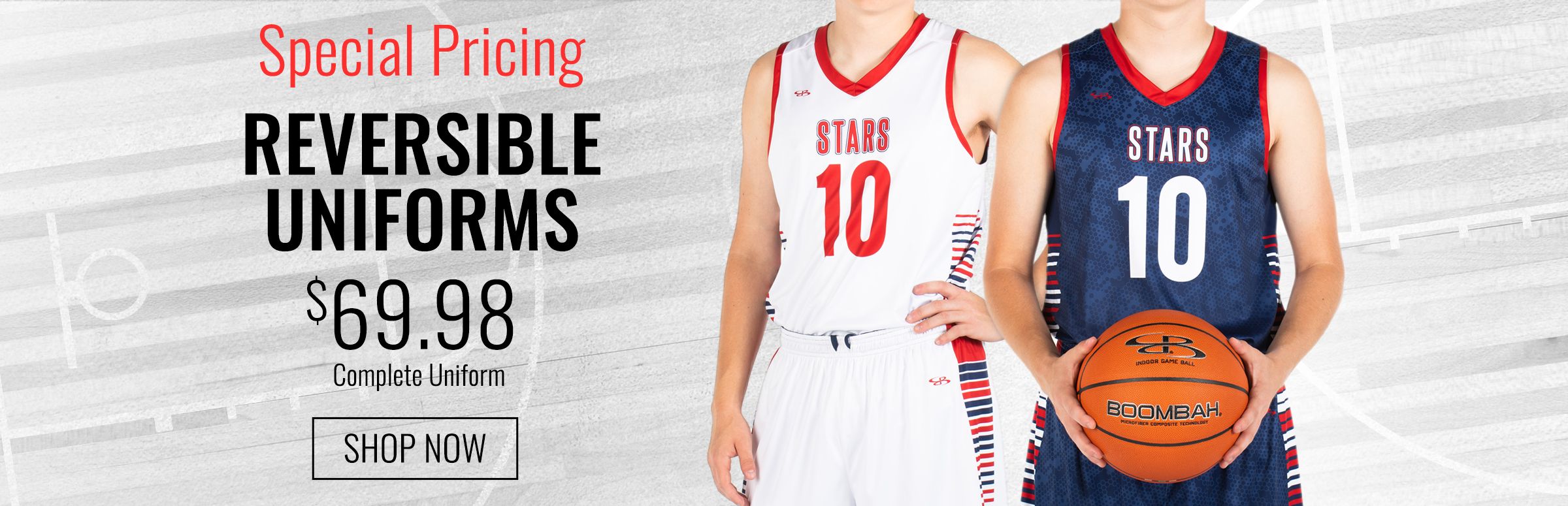 Special Pricing Basketball Uniforms