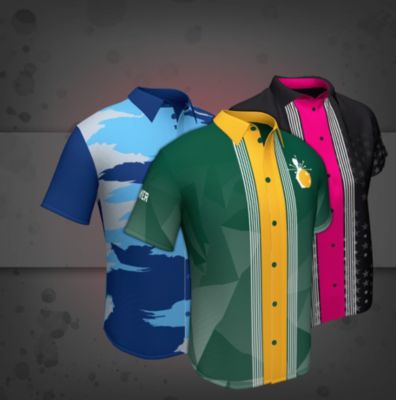 Custom Full Button Collar Jerseys