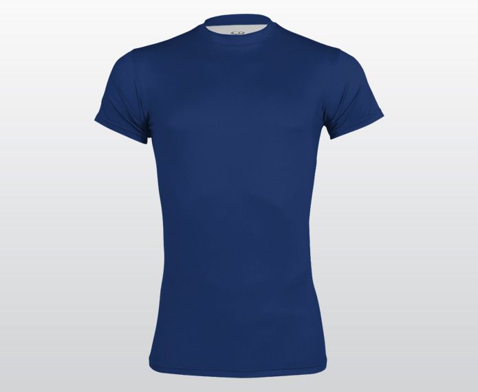 Blue compression t-shirt