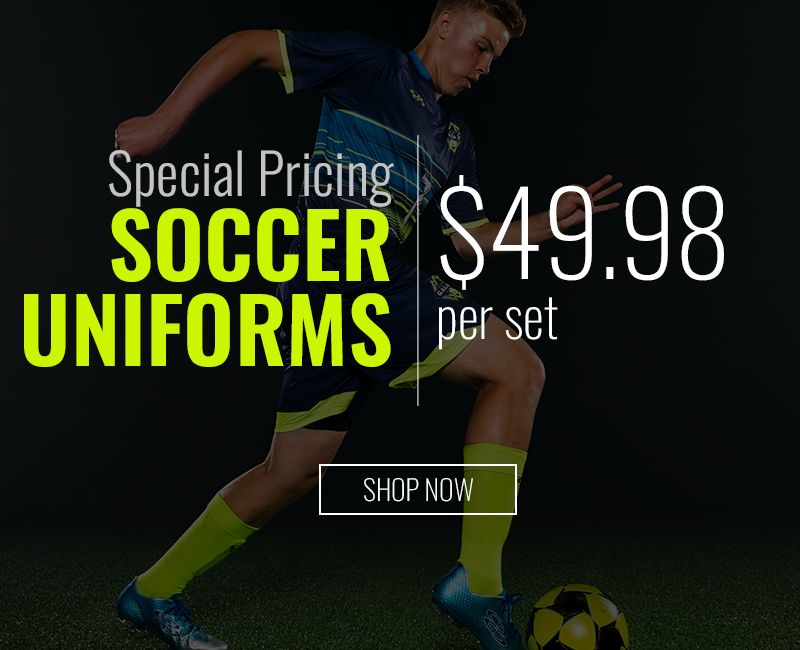 Boombah Custom Soccer Uniforms